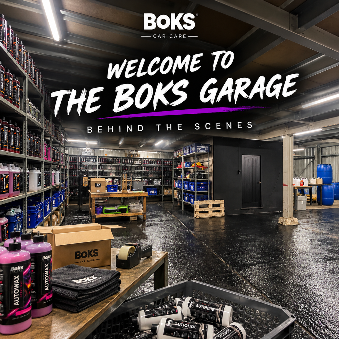 WELCOME TO THE BOKS GARAGE!